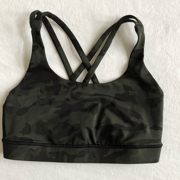 lululemon athletica Other - Lululemon Energy Strappy Bra 4 Incognito Camo